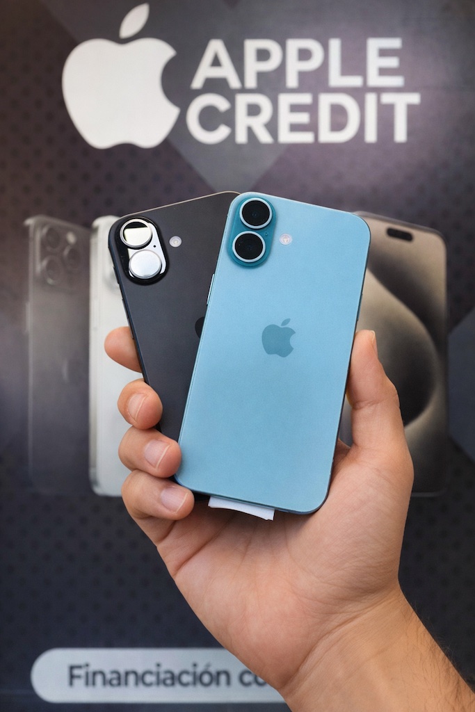 iPhone 16 nuevo disponible con Plan DNI en Apple Credit